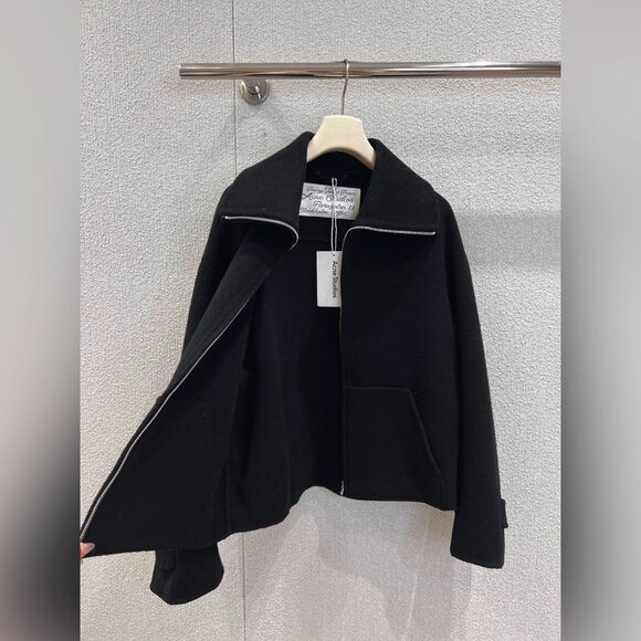 ACNE STUDIOS Wool and cashmere-blend felt jacket - Picture 6 of 13